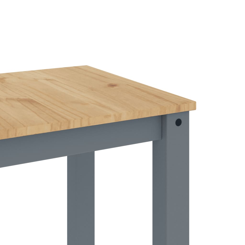 Eettafel PANAMA 112x60x75 cm massief grenenhout grijs is nu te koop bij PeponiXL, paradijselijk wonen!