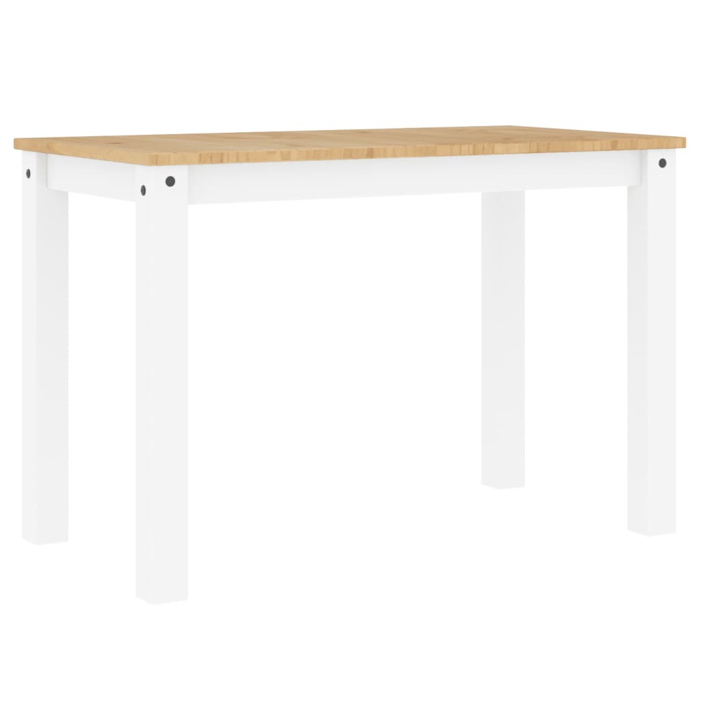 Eettafel PANAMA 112x60x75 cm massief grenenhout wit is nu te koop bij PeponiXL, paradijselijk wonen!
