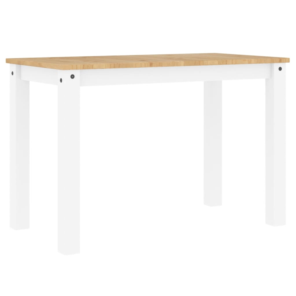 Eettafel PANAMA 112x60x75 cm massief grenenhout wit is nu te koop bij PeponiXL, paradijselijk wonen!