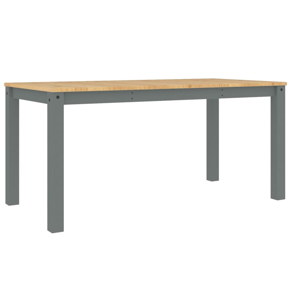 Eettafel PANAMA 160x80x75 cm massief grenenhout grijs is nu te koop bij PeponiXL, paradijselijk wonen!
