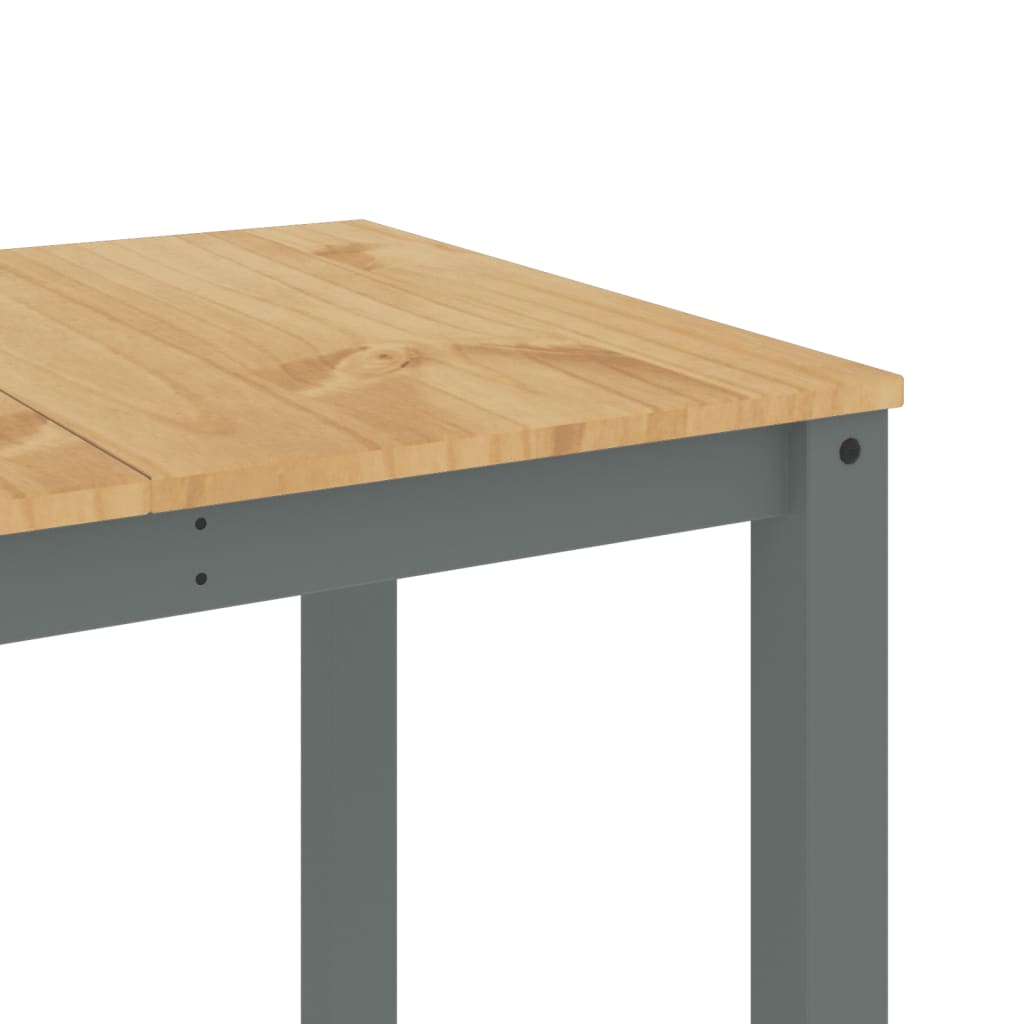 Eettafel PANAMA 160x80x75 cm massief grenenhout grijs is nu te koop bij PeponiXL, paradijselijk wonen!