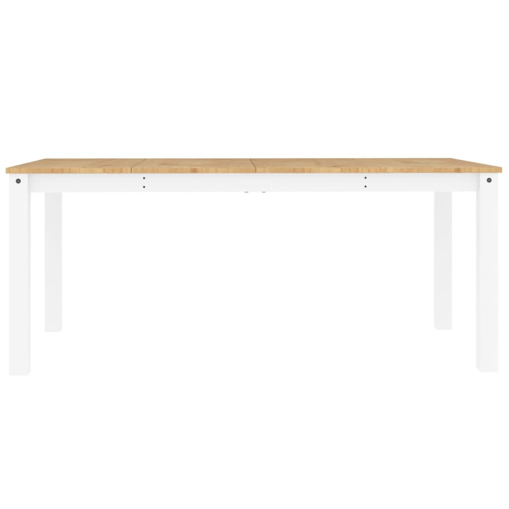 Eettafel PANAMA 180x90x75 cm massief grenenhout wit is nu te koop bij PeponiXL, paradijselijk wonen!