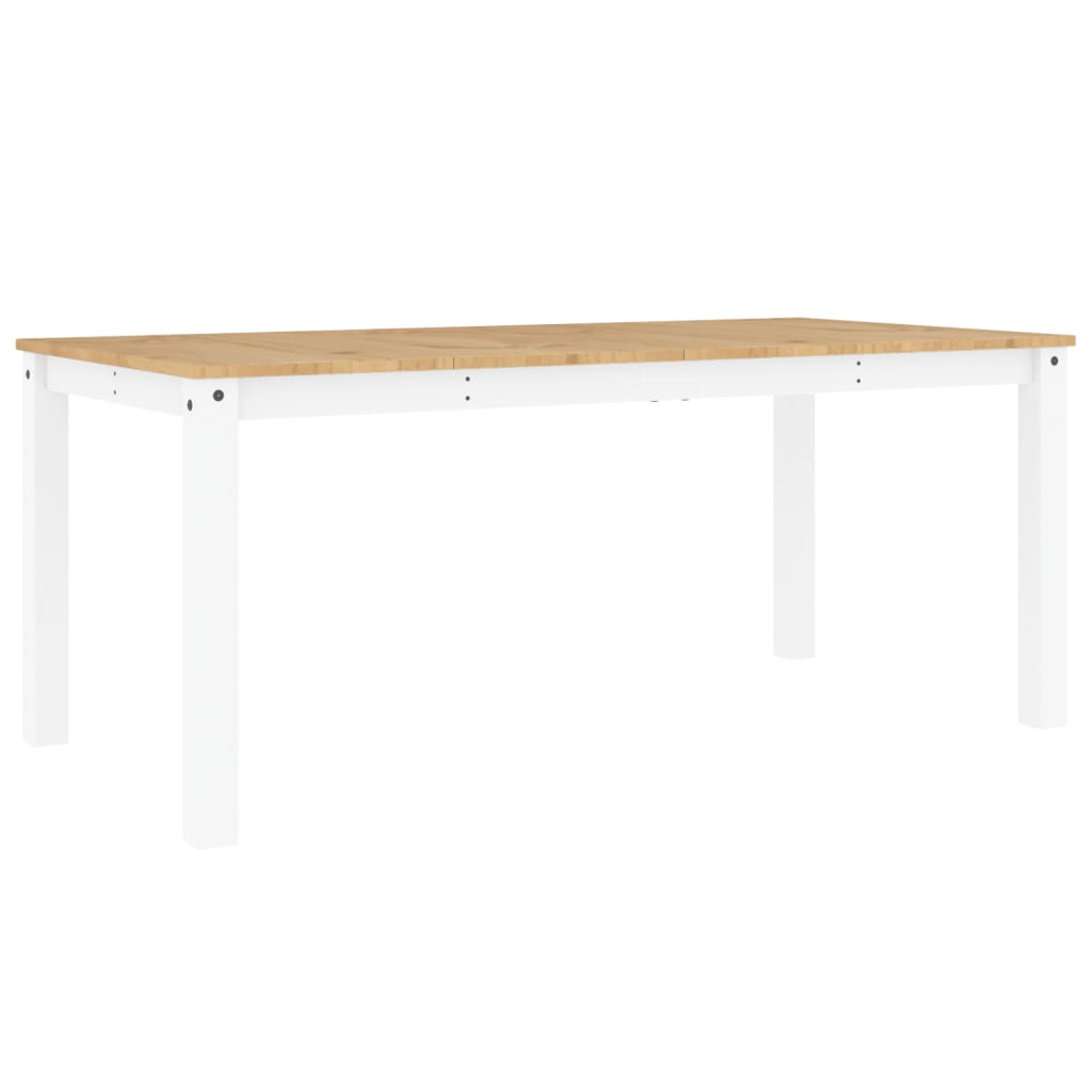 Eettafel PANAMA 180x90x75 cm massief grenenhout wit is nu te koop bij PeponiXL, paradijselijk wonen!