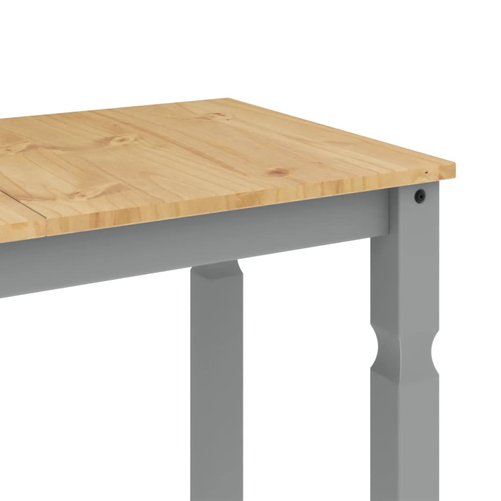 Eettafel Corona 112x60x75 cm massief grenenhout grijs is nu te koop bij PeponiXL, paradijselijk wonen!