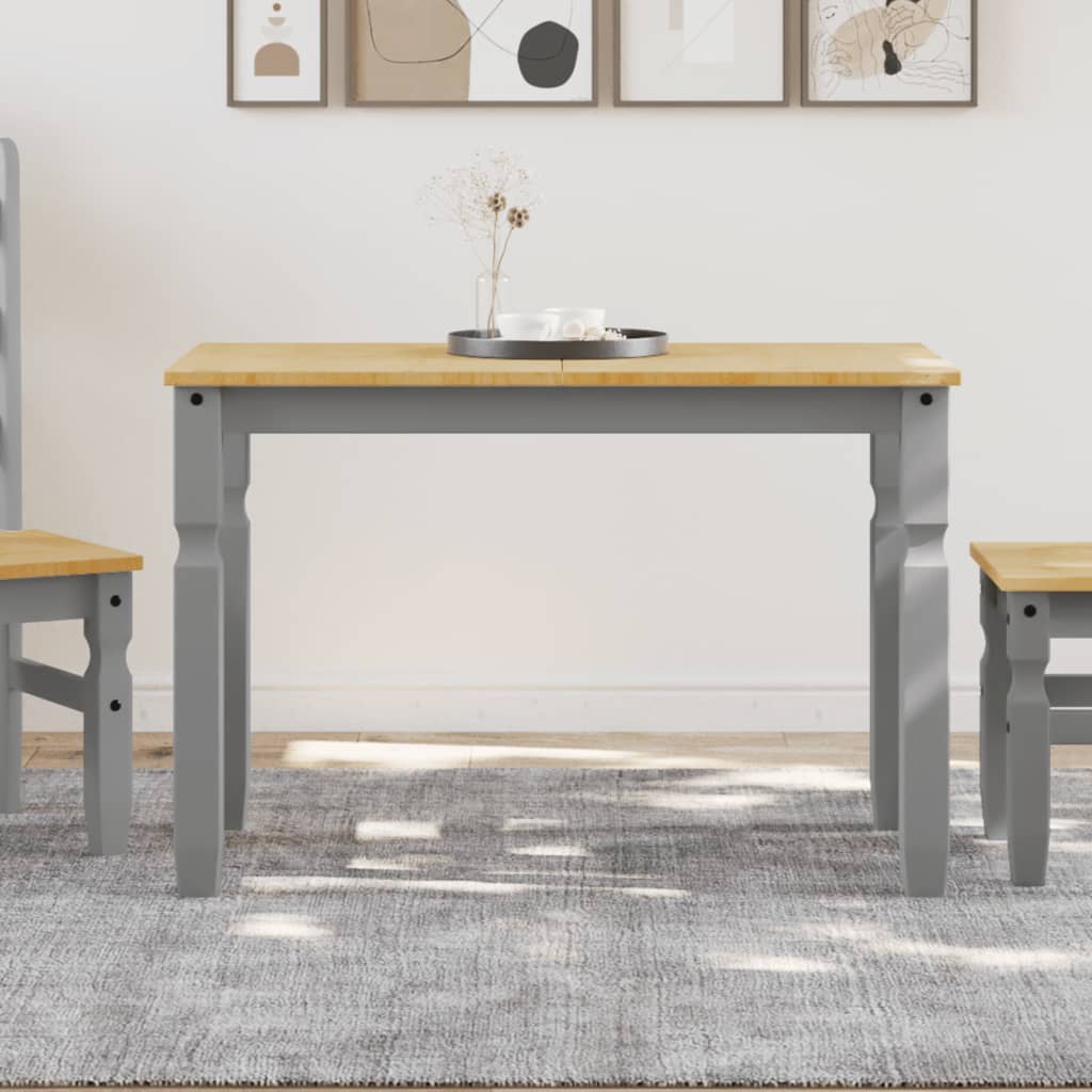 Eettafel Corona 112x60x75 cm massief grenenhout grijs is nu te koop bij PeponiXL, paradijselijk wonen!