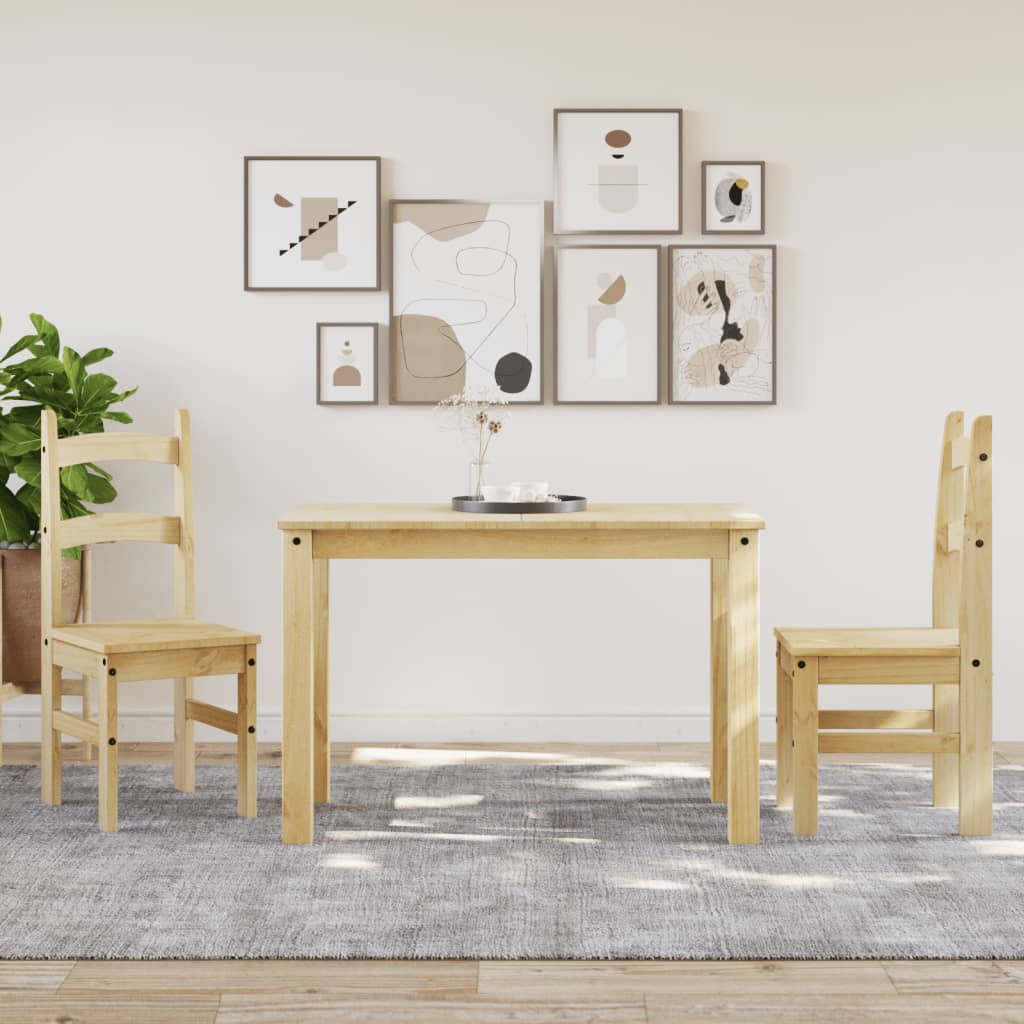 Eetkamerstoelen 2 st 40x46x99 cm massief grenenhout is nu te koop bij PeponiXL, paradijselijk wonen!