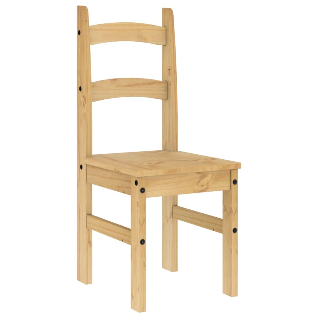 Eetkamerstoelen 2 st 40x46x99 cm massief grenenhout is nu te koop bij PeponiXL, paradijselijk wonen!