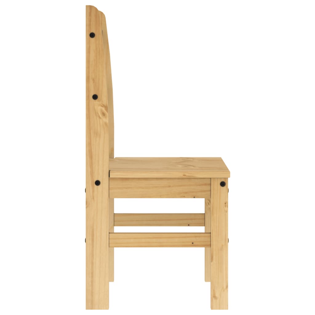 Eetkamerstoelen 2 st 40x46x99 cm massief grenenhout is nu te koop bij PeponiXL, paradijselijk wonen!
