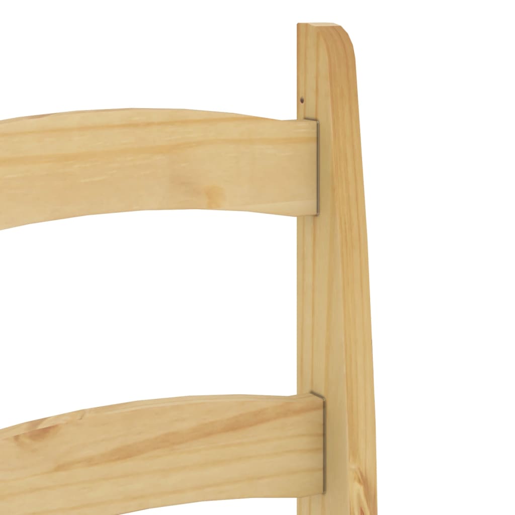 Eetkamerstoelen 2 st 40x46x99 cm massief grenenhout is nu te koop bij PeponiXL, paradijselijk wonen!