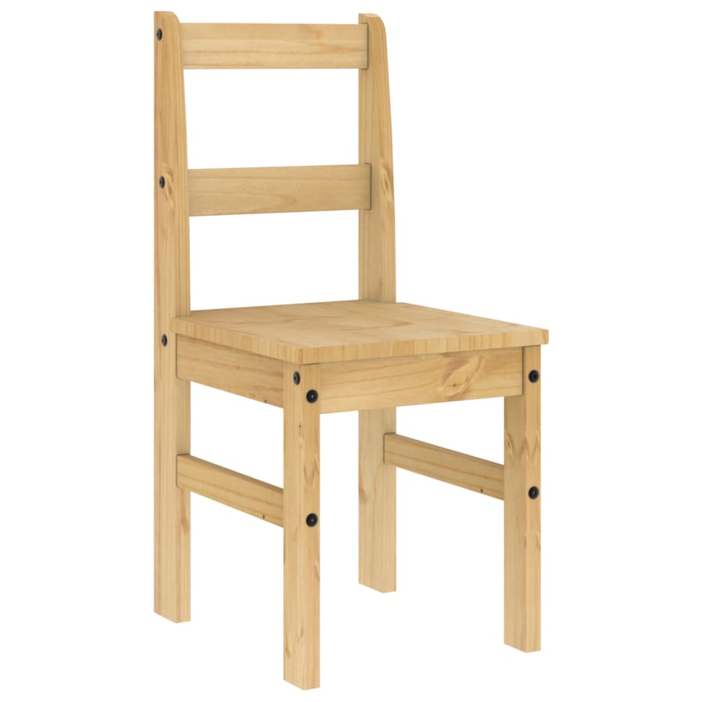 Eetkamerstoelen 2 st PANAMA 40x46x90 cm grenenhout is nu te koop bij PeponiXL, paradijselijk wonen!