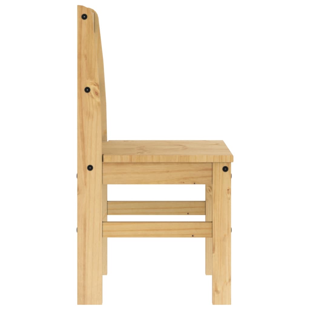Eetkamerstoelen 2 st PANAMA 40x46x90 cm grenenhout is nu te koop bij PeponiXL, paradijselijk wonen!