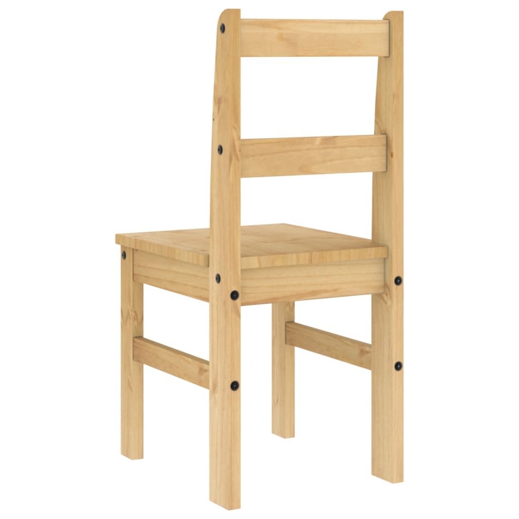 Eetkamerstoelen 2 st PANAMA 40x46x90 cm grenenhout is nu te koop bij PeponiXL, paradijselijk wonen!