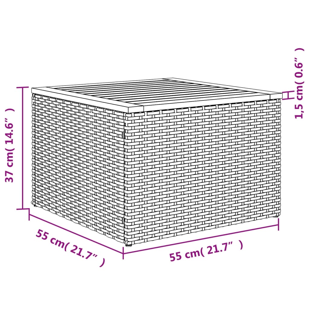 10-delige tuinbankset met kussens, grijs polyrotan is nu te koop bij PeponiXL, paradijselijk wonen!