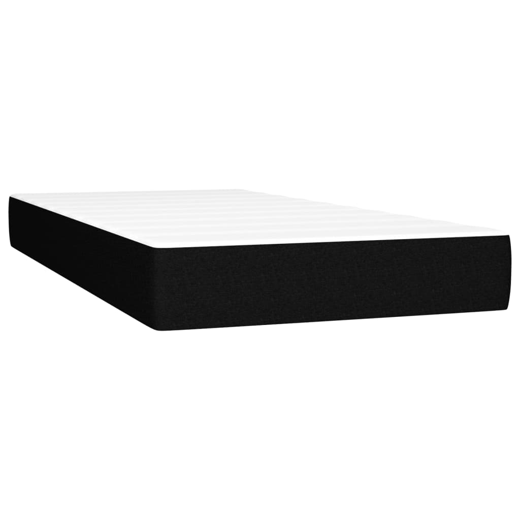 Pocketveringmatras medium 120x190x20 cm stof zwart is nu te koop bij PeponiXL, paradijselijk wonen!