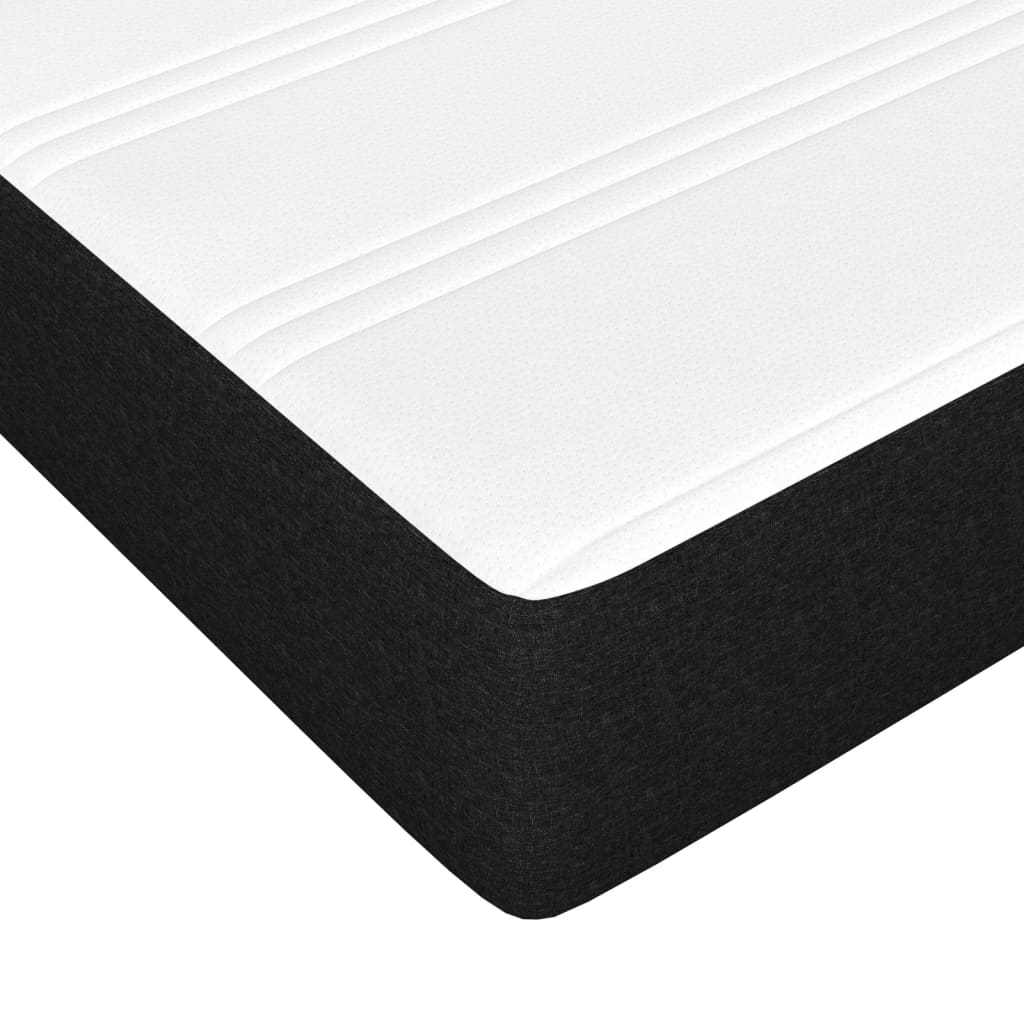 Pocketveringmatras medium 120x190x20 cm stof zwart is nu te koop bij PeponiXL, paradijselijk wonen!