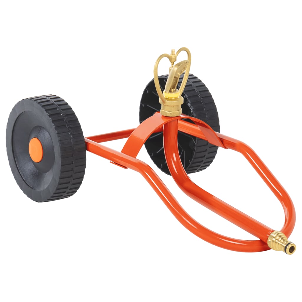 Sproeierslede op wielen met draaibare kop staal rood is nu te koop bij PeponiXL, paradijselijk wonen!