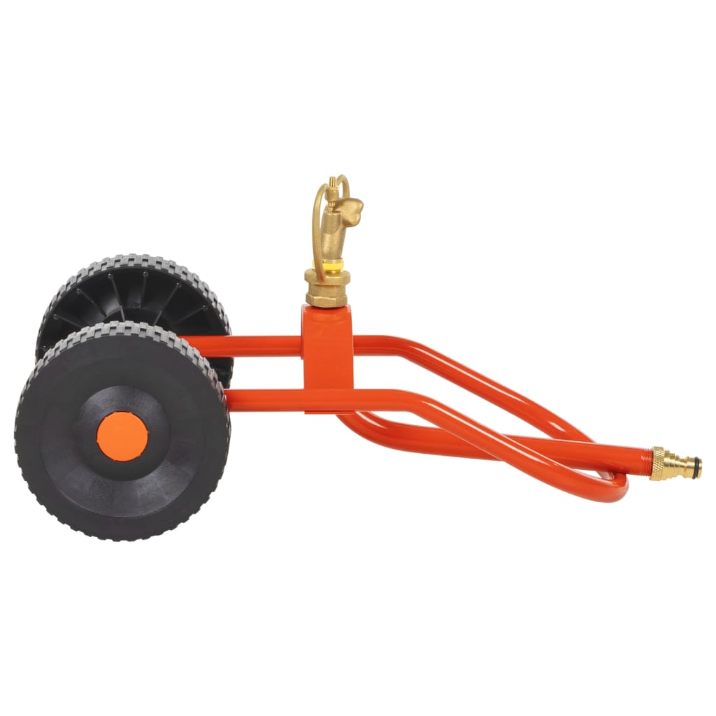 Sproeierslede op wielen met draaibare kop staal rood is nu te koop bij PeponiXL, paradijselijk wonen!