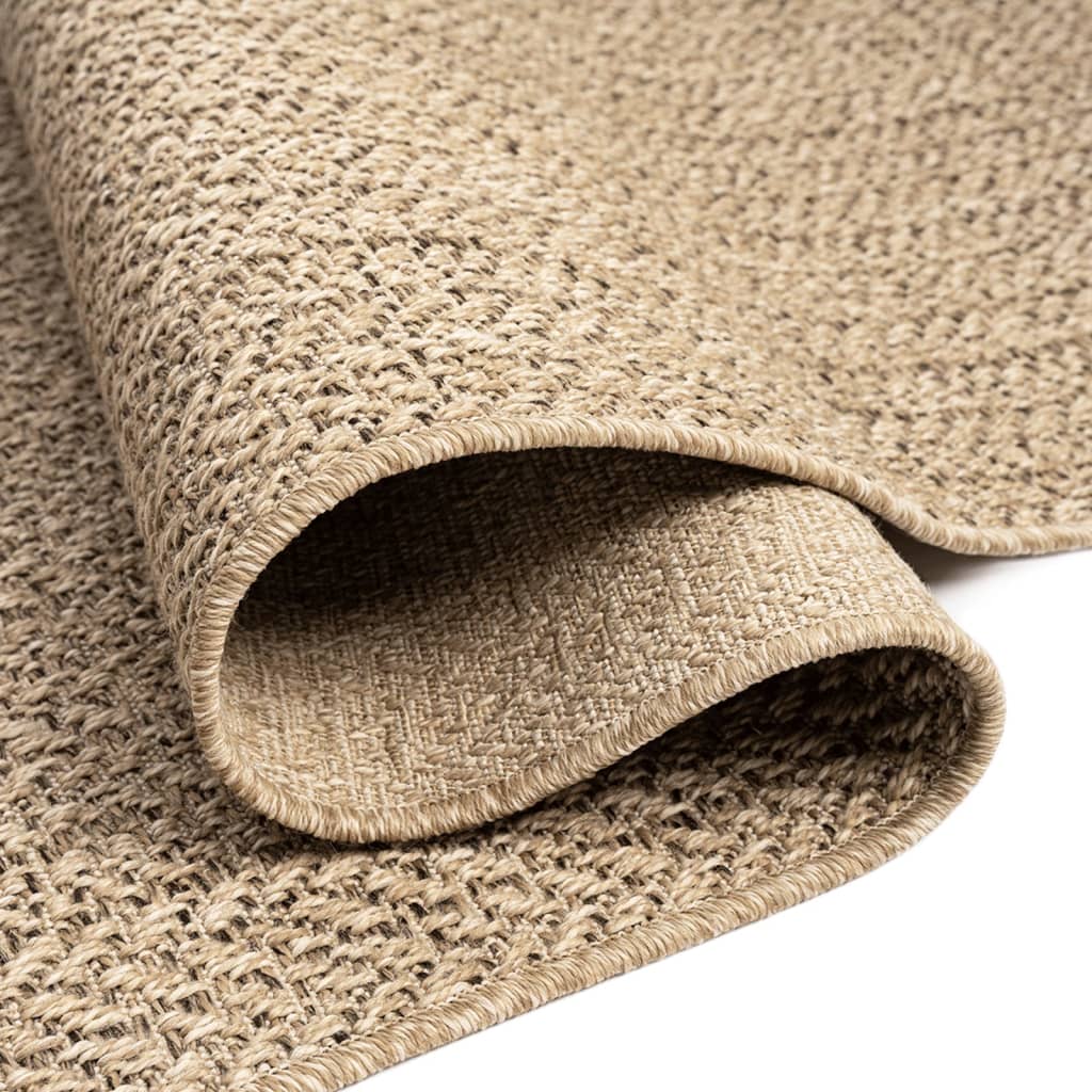 Vloerkleed ZIZUR binnen en buiten 60x110 cm jute look is nu te koop bij PeponiXL, paradijselijk wonen!
