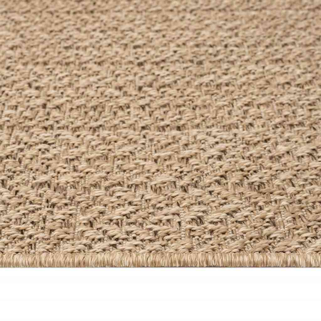 Vloerkleed ZIZUR binnen en buiten 80x200 cm jute look is nu te koop bij PeponiXL, paradijselijk wonen!