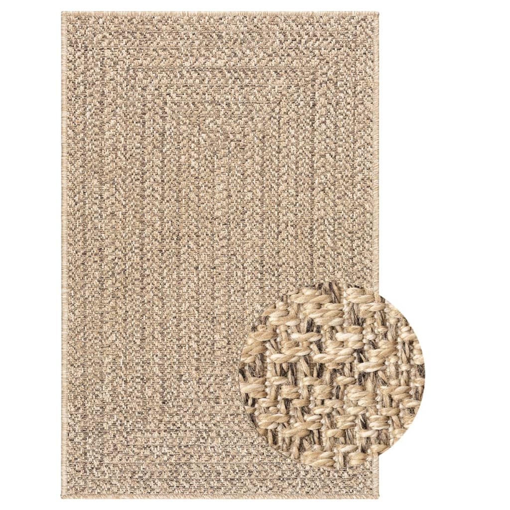 Vloerkleed ZIZUR binnen en buiten 240x340 cm jute look is nu te koop bij PeponiXL, paradijselijk wonen!