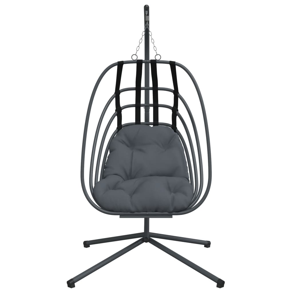 Hangende Egg Chair met standaard antraciet staal is nu te koop bij PeponiXL, paradijselijk wonen!