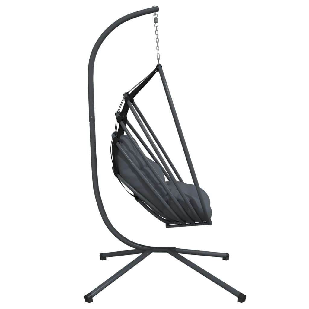 Hangende Egg Chair met standaard antraciet staal is nu te koop bij PeponiXL, paradijselijk wonen!