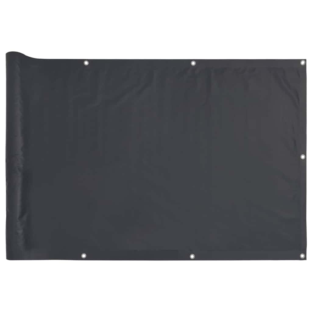 Balkonscherm 300x75 cm PVC antracietkleurig is nu te koop bij PeponiXL, paradijselijk wonen!