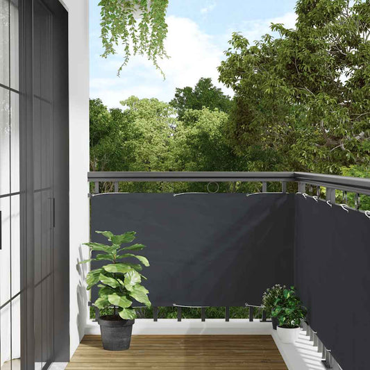 Balkonscherm 300x75 cm PVC antracietkleurig is nu te koop bij PeponiXL, paradijselijk wonen!