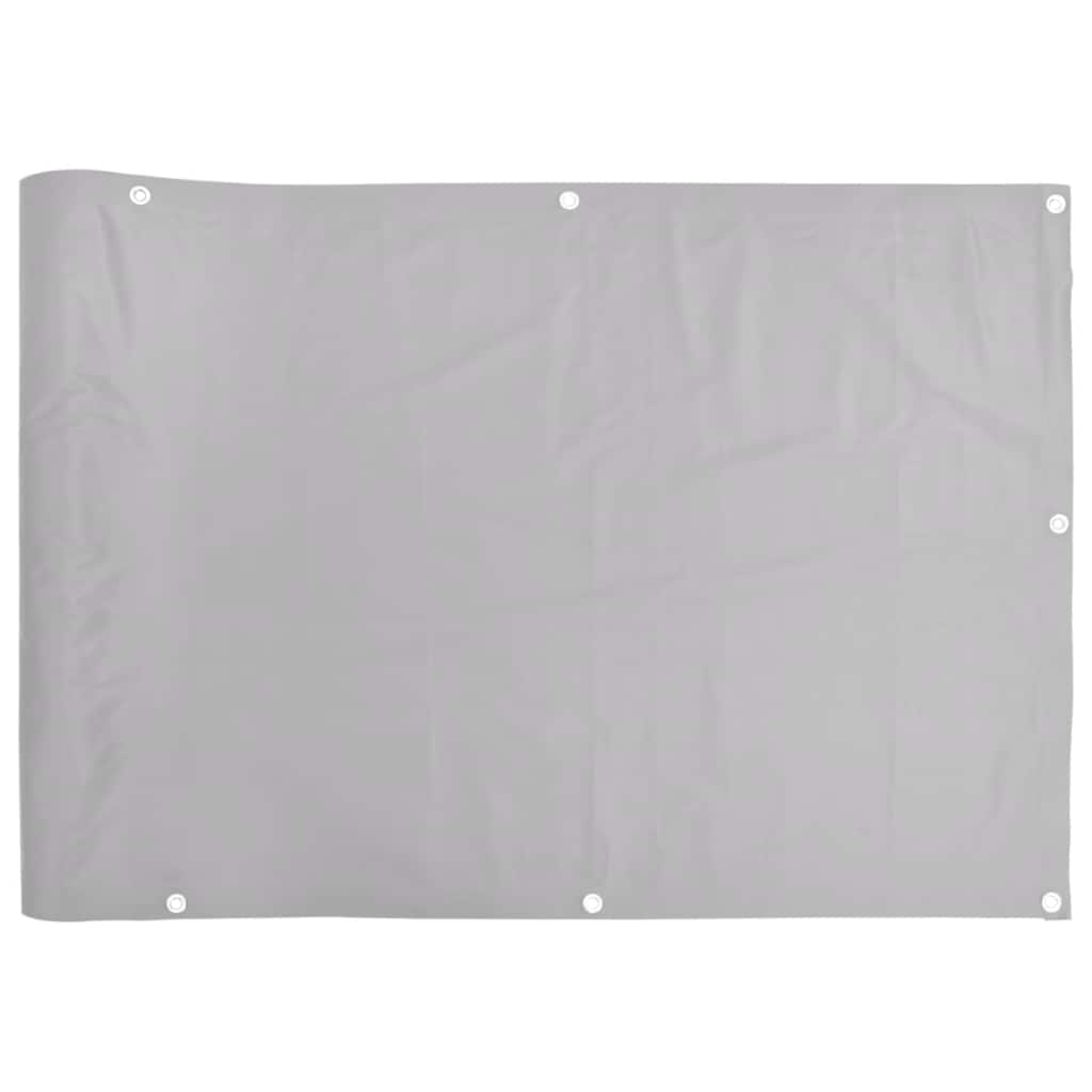Balkonscherm 300x75 cm PVC grijs is nu te koop bij PeponiXL, paradijselijk wonen!