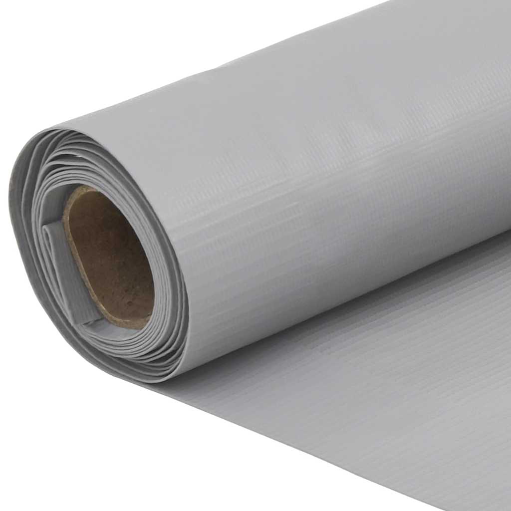 Balkonscherm 400x75 cm PVC grijs is nu te koop bij PeponiXL, paradijselijk wonen!