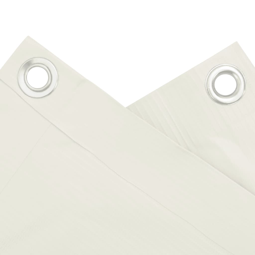 Balkonscherm 500x75 cm PVC wit is nu te koop bij PeponiXL, paradijselijk wonen!
