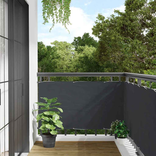Balkonscherm 300x90 cm PVC antracietkleurig is nu te koop bij PeponiXL, paradijselijk wonen!