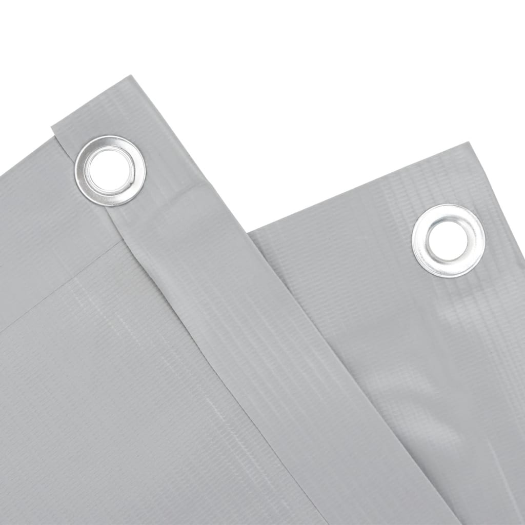 Balkonscherm 400x90 cm PVC grijs is nu te koop bij PeponiXL, paradijselijk wonen!