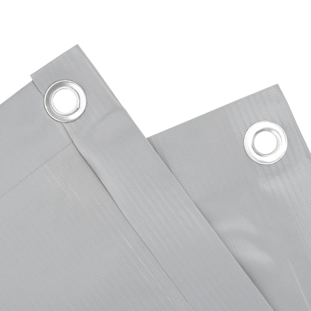 Balkonscherm 500x90 cm PVC grijs is nu te koop bij PeponiXL, paradijselijk wonen!