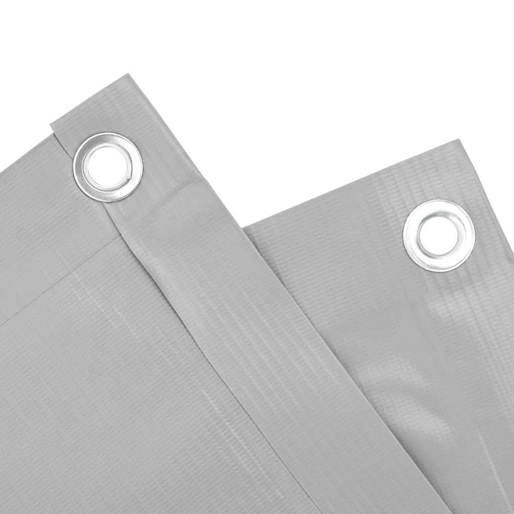 Balkonscherm 700x120 cm PVC grijs is nu te koop bij PeponiXL, paradijselijk wonen!