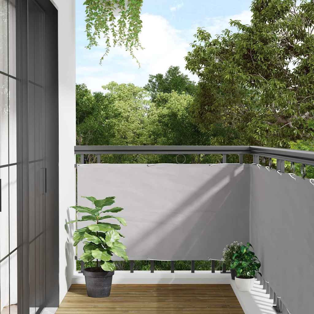 Balkonscherm 700x120 cm PVC grijs is nu te koop bij PeponiXL, paradijselijk wonen!