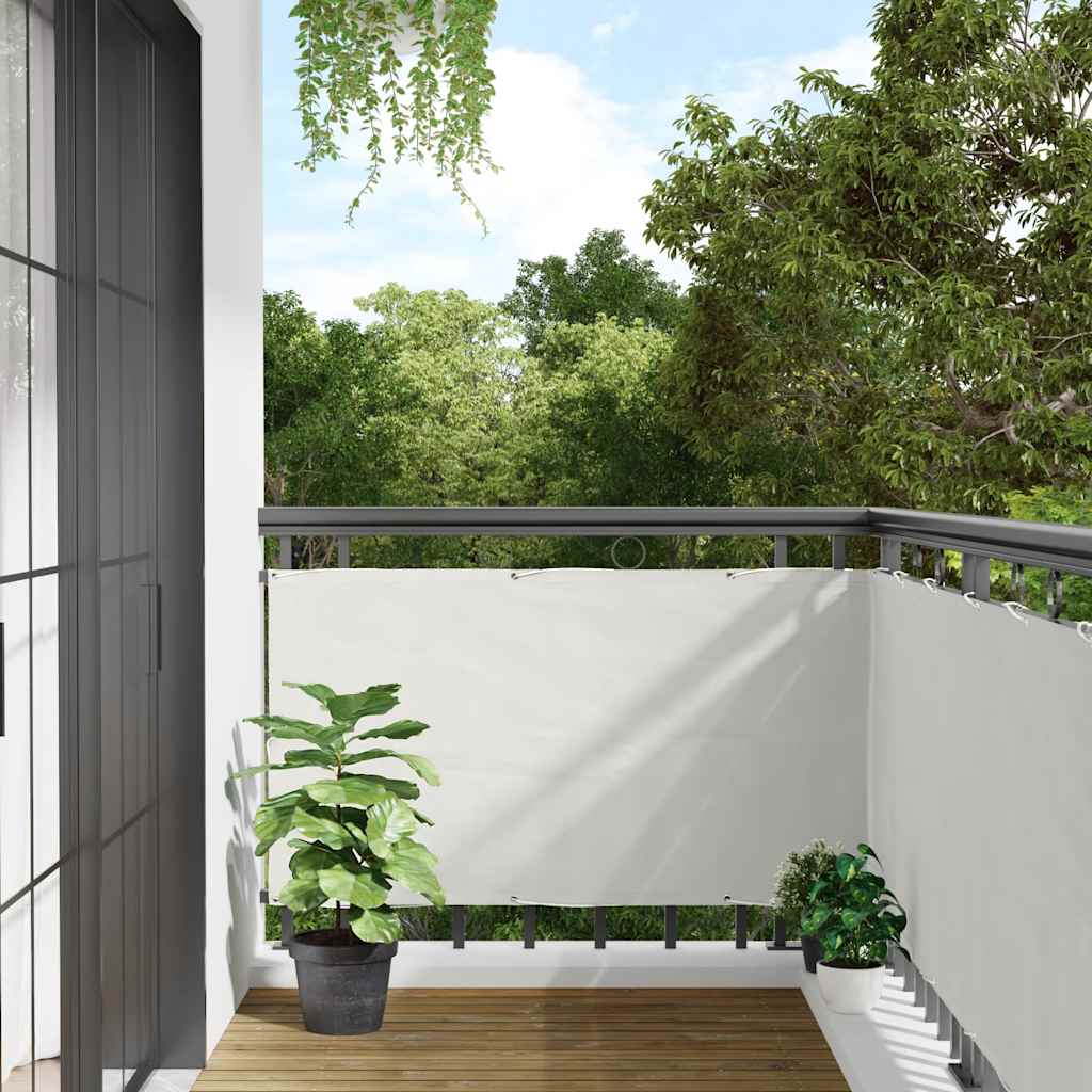 Balkonscherm 300x120 cm PVC wit is nu te koop bij PeponiXL, paradijselijk wonen!