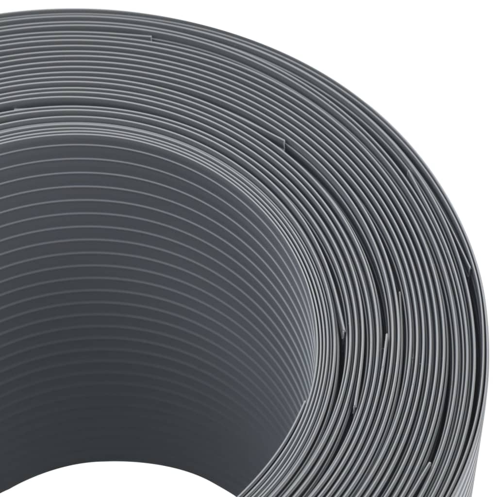 Tuinschermen 10 st 252,5x19 m PVC grijs is nu te koop bij PeponiXL, paradijselijk wonen!