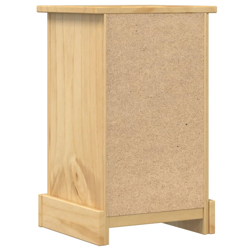Nachtkastje Corona 35x32,5x58 cm massief grenenhout is nu te koop bij PeponiXL, paradijselijk wonen!