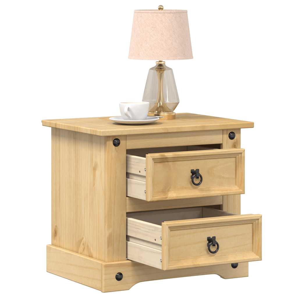 Nachtkastje Corona 53x39x47 cm massief grenenhout is nu te koop bij PeponiXL, paradijselijk wonen!
