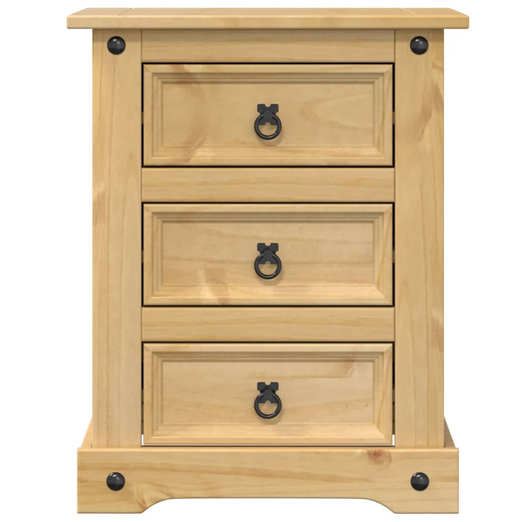 Nachtkastje Corona 53x39x66 cm massief grenenhout is nu te koop bij PeponiXL, paradijselijk wonen!