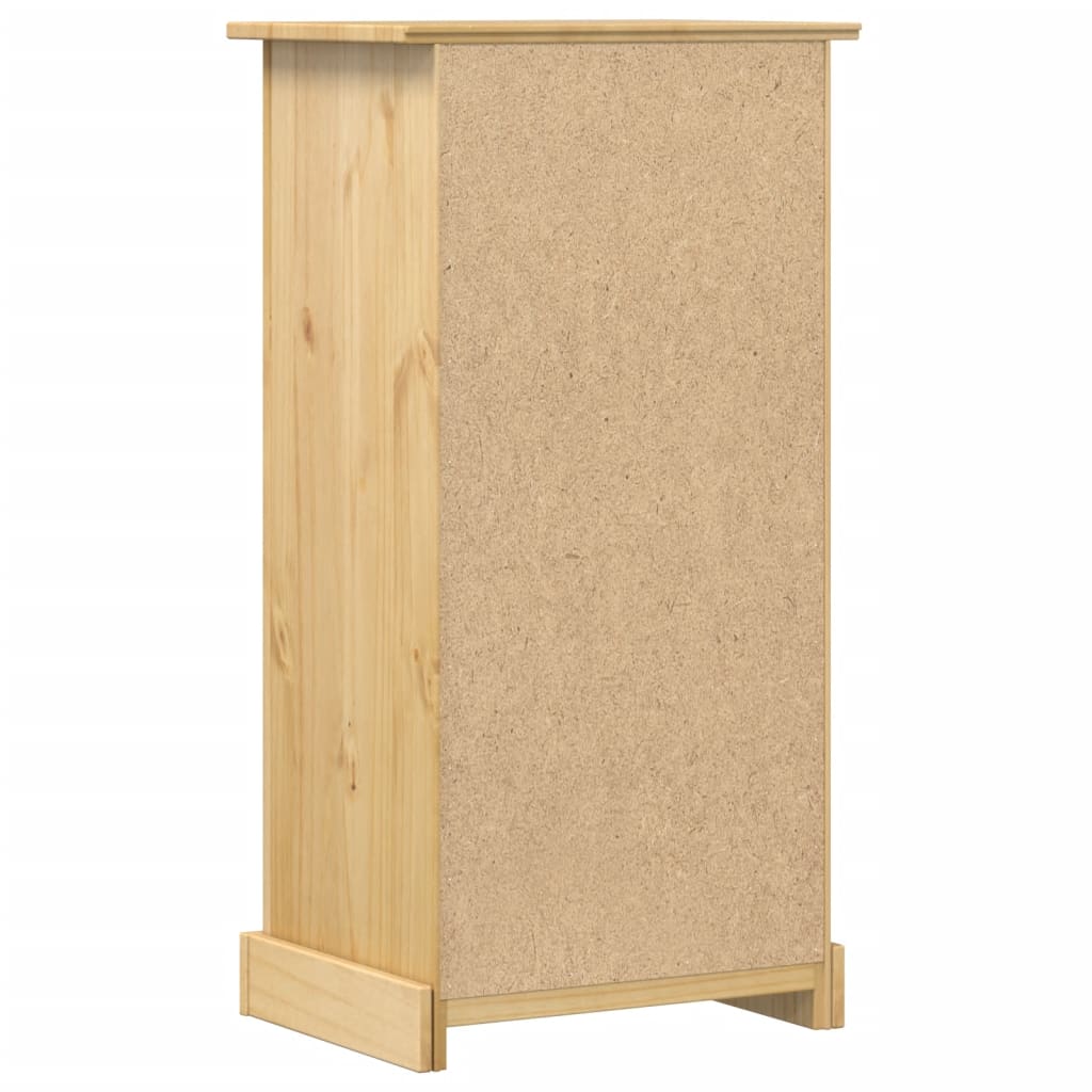 Nachtkastje Corona 53x39x103 cm massief grenenhout is nu te koop bij PeponiXL, paradijselijk wonen!