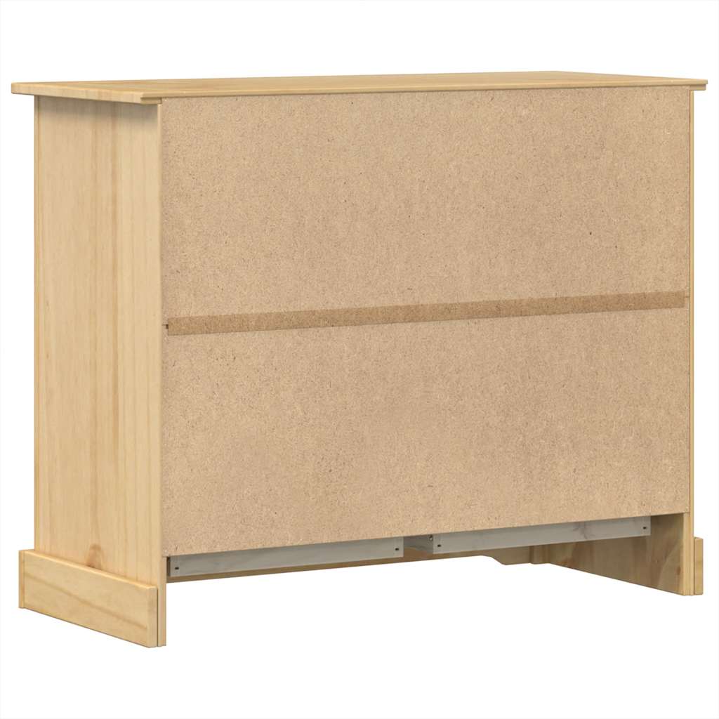 Ladekast Corona 101x45x82 cm massief grenenhout is nu te koop bij PeponiXL, paradijselijk wonen!