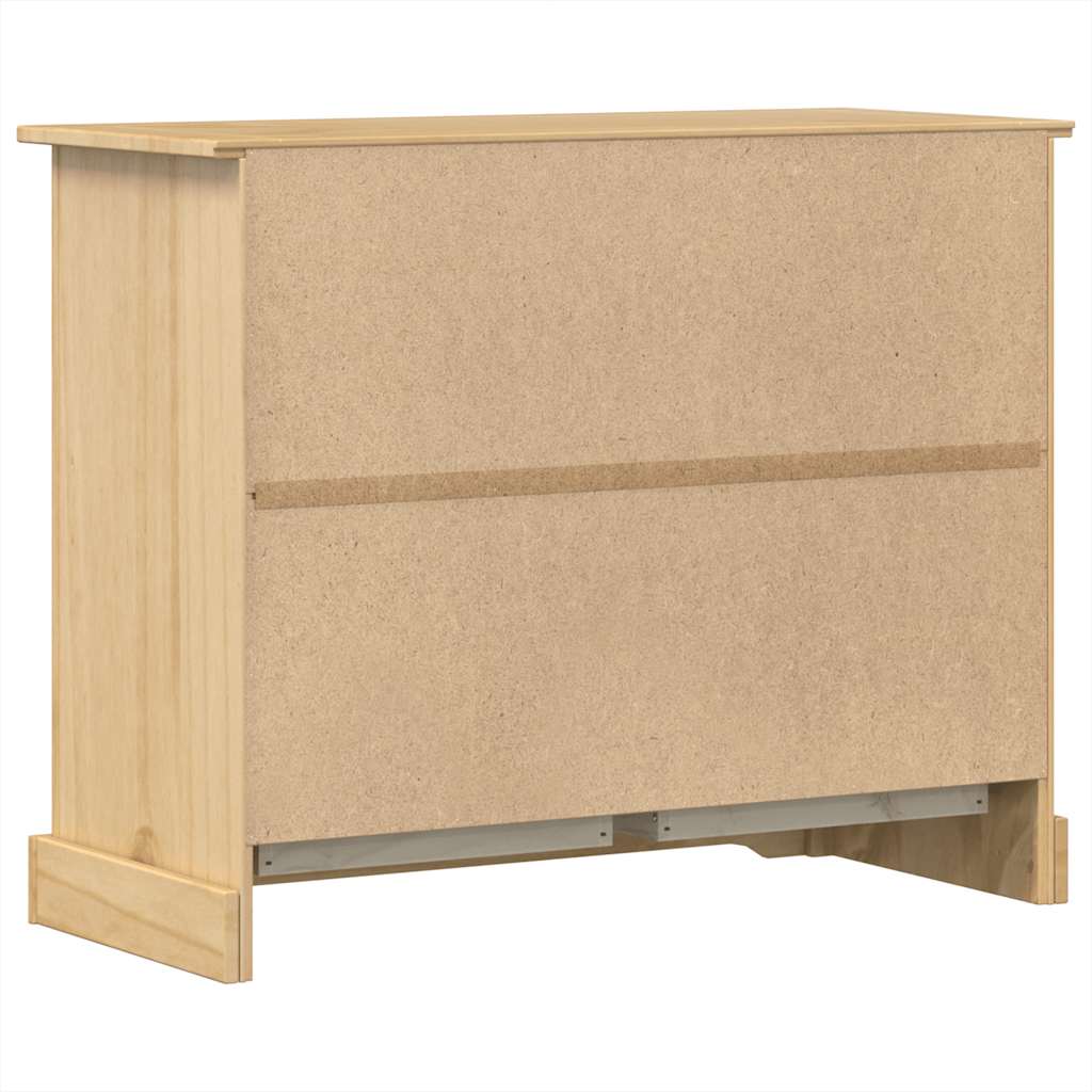 Ladekast Corona 101x45x82 cm massief grenenhout is nu te koop bij PeponiXL, paradijselijk wonen!