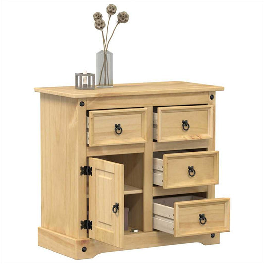Dressoir Corona 87x40x76 cm massief grenenhout is nu te koop bij PeponiXL, paradijselijk wonen!