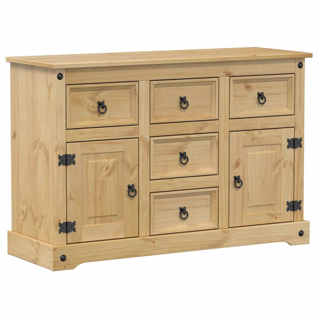 Dressoir Corona 112x40x75 cm massief grenenhout is nu te koop bij PeponiXL, paradijselijk wonen!