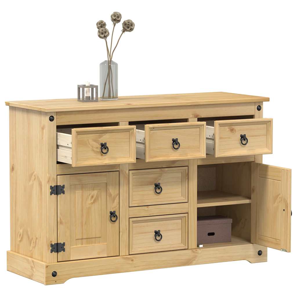 Dressoir Corona 112x40x75 cm massief grenenhout is nu te koop bij PeponiXL, paradijselijk wonen!