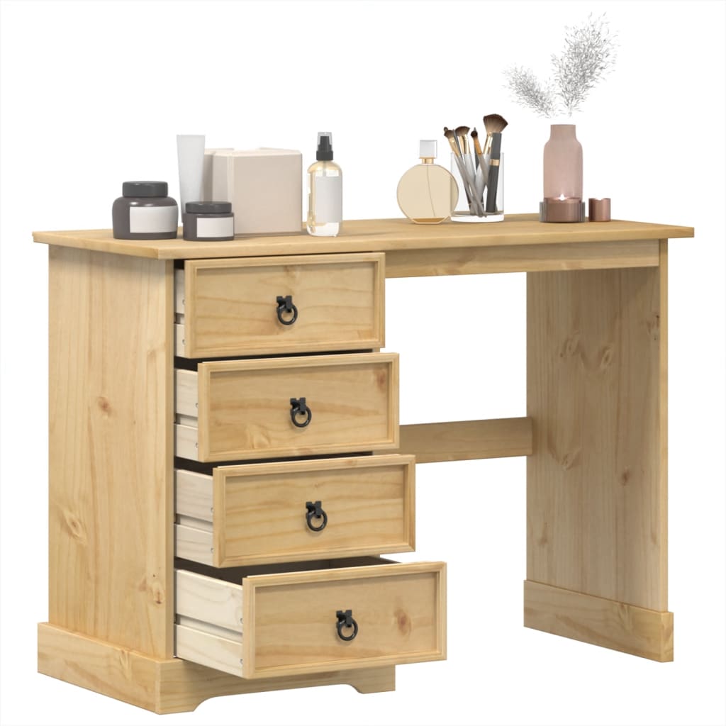 Kaptafel Corona 104x47x75 cm massief grenenhout is nu te koop bij PeponiXL, paradijselijk wonen!