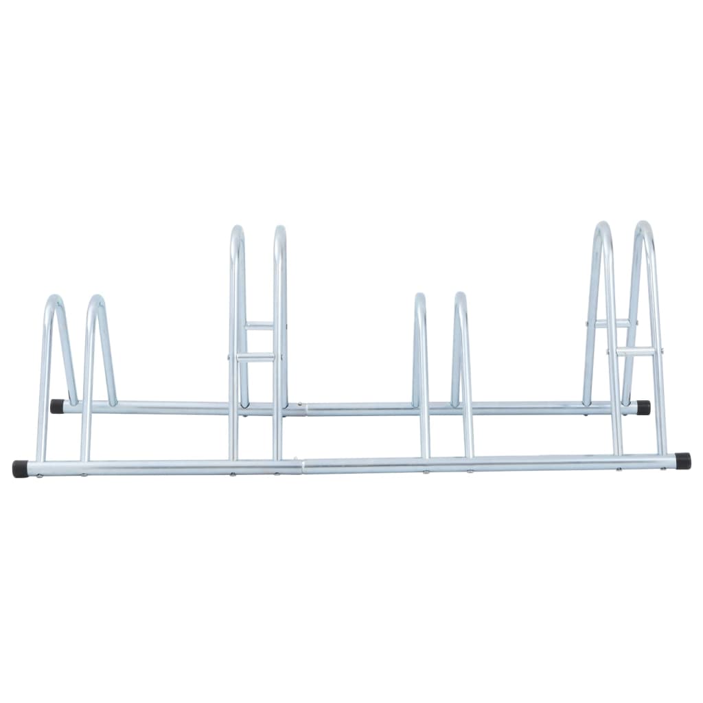 Fietsenstandaard voor 4 fietsen vrijstaand gegalvaniseerd staal is nu te koop bij PeponiXL, paradijselijk wonen!