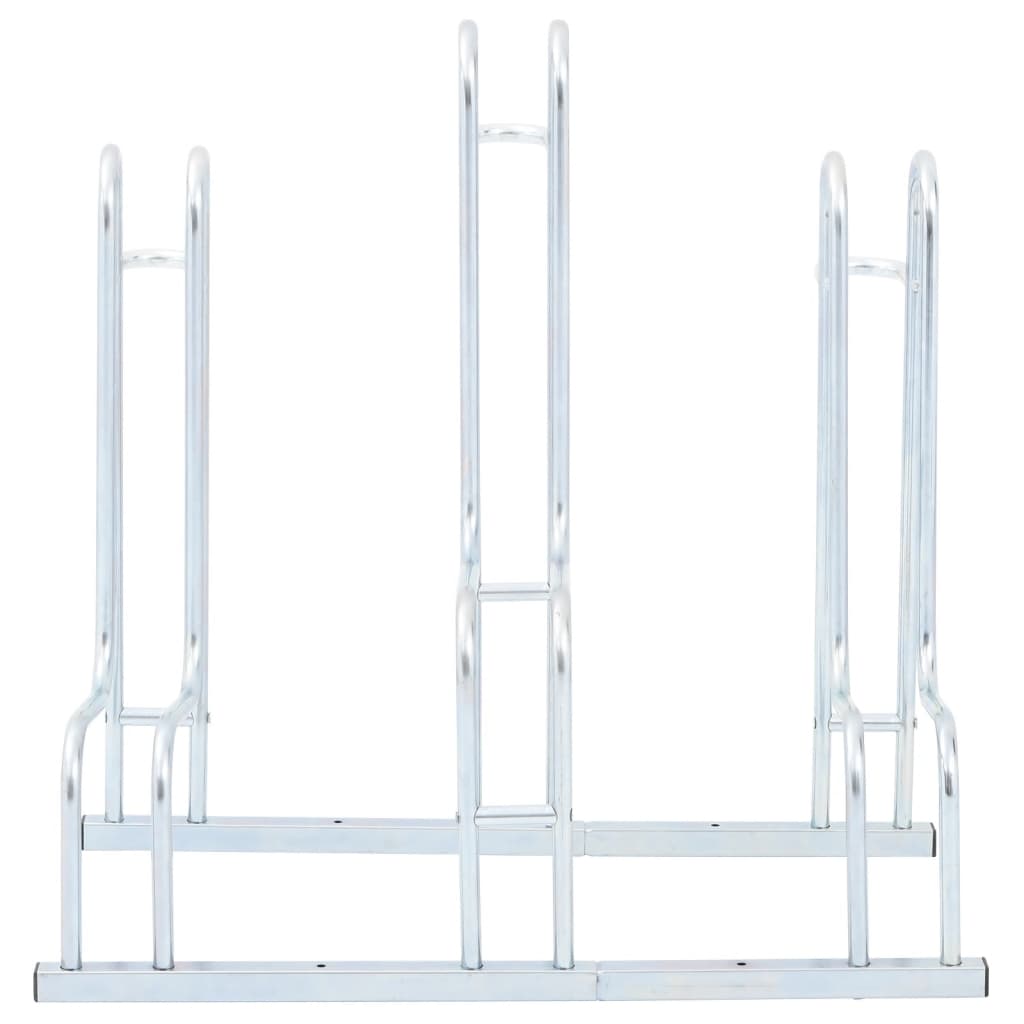 Fietsenstandaard voor 3 fietsen vrijstaand gegalvaniseerd staal is nu te koop bij PeponiXL, paradijselijk wonen!